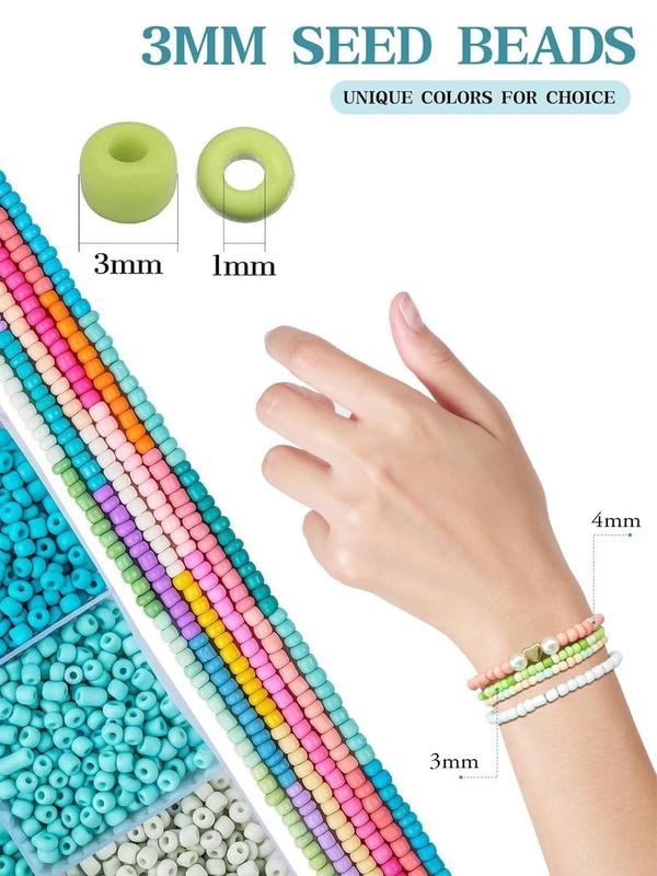 28-grid Beads & Jewelry Making Accessories, DIY Jewelry Making Supplies for Bracelet & Necklace & Ring, Fashion Accessories for Women & Girls