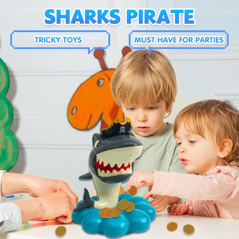 Talgic Shark Pirate Gold Coin game, board games, family games, Parties, Home party, Interactive game for Birthday party