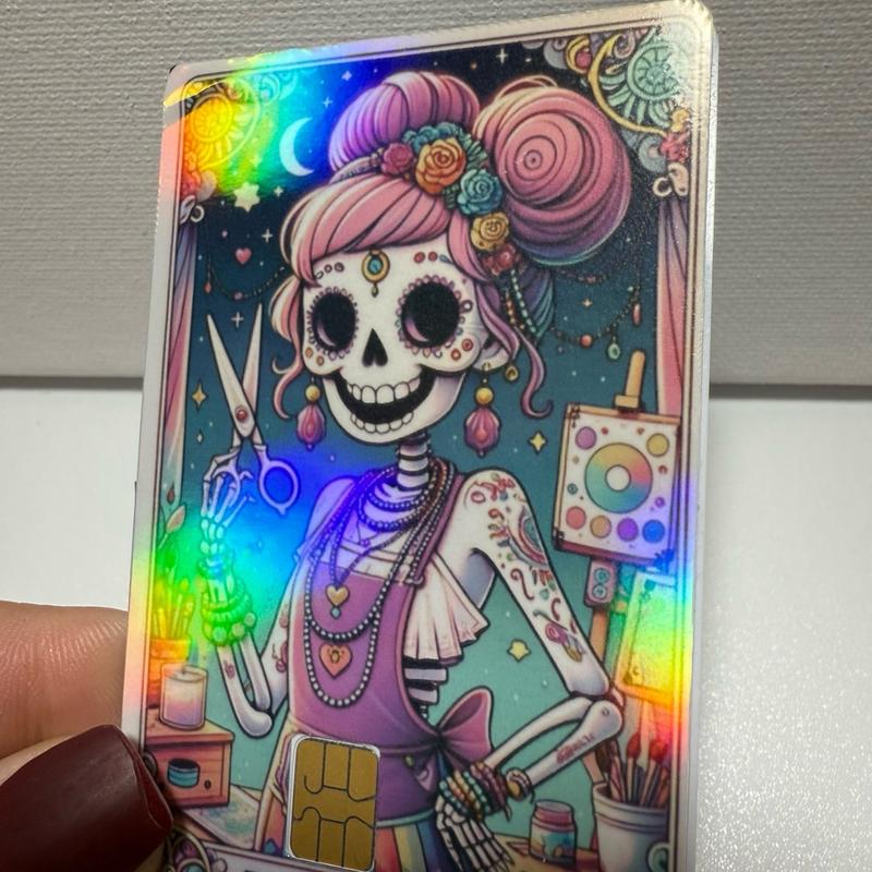 Holographic The Crafter Tarot Credit   Debit Card Skin