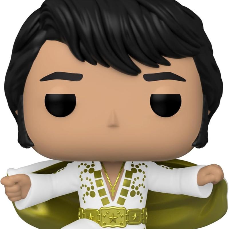 Funko Pop! Rocks: Elvis Presley - Elvis Pharaoh Suit Vinyl Figure, 3.8-inches Tall