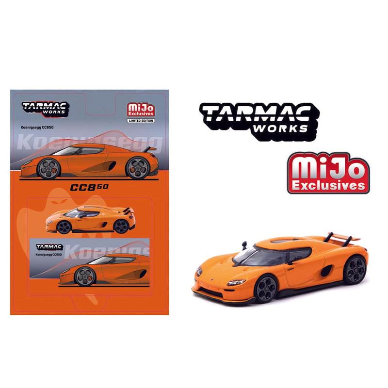 Tarmac 1:64 Koenigsegg CC850 – Orange - Global64 – MiJo Exclusive