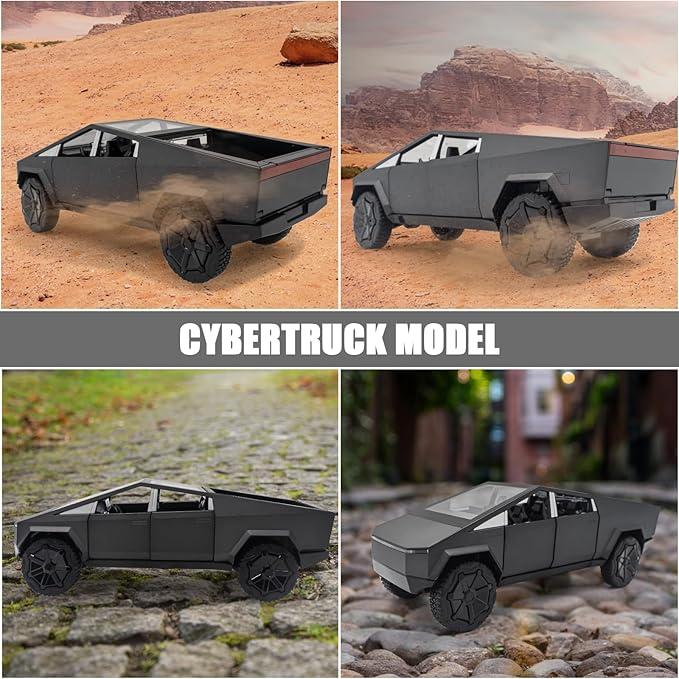 Tesla Cybertruck 1:32 Scale Pickup with Sound & Lights–Ultimate Electric Truck Model for Kids & Car Collectors | Perfect Display Piece for Tesla Fans