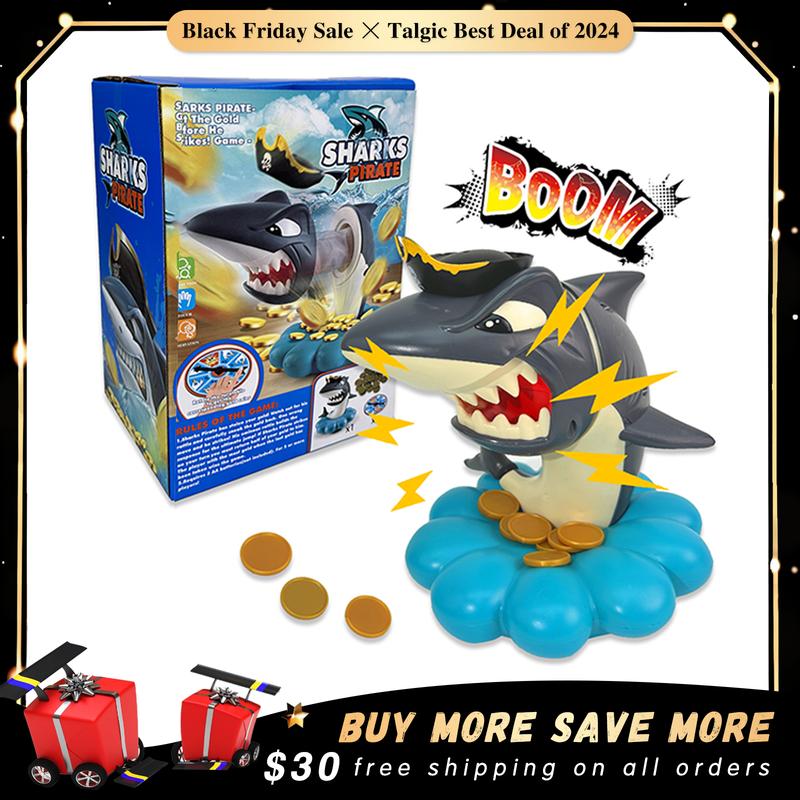 Talgic Shark Pirate Gold Coin game, board games, family games, Parties, Home party, Interactive game for Birthday party