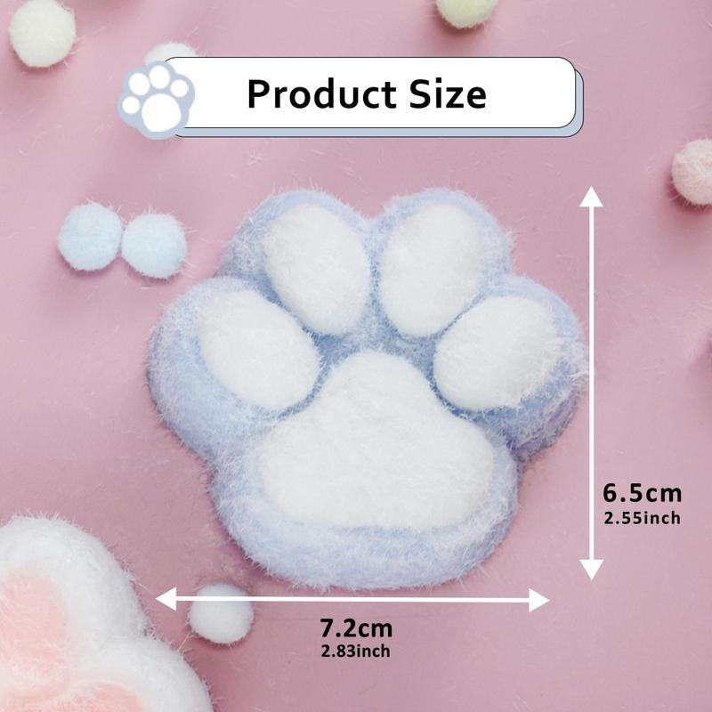 2025 Fluffy Cat Paw Squishies Stress Relief Toys Cat paws squishy Hand Made squeezze toys Taba squishy Reliever for adult or kids