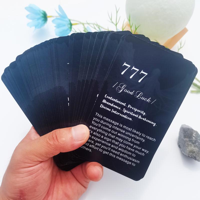 Angel Numbers Oracle Cards, Oracle Cards for Beginners, Angel Number Affirmation Cards, Tell You How to Live Your Life The Best Way