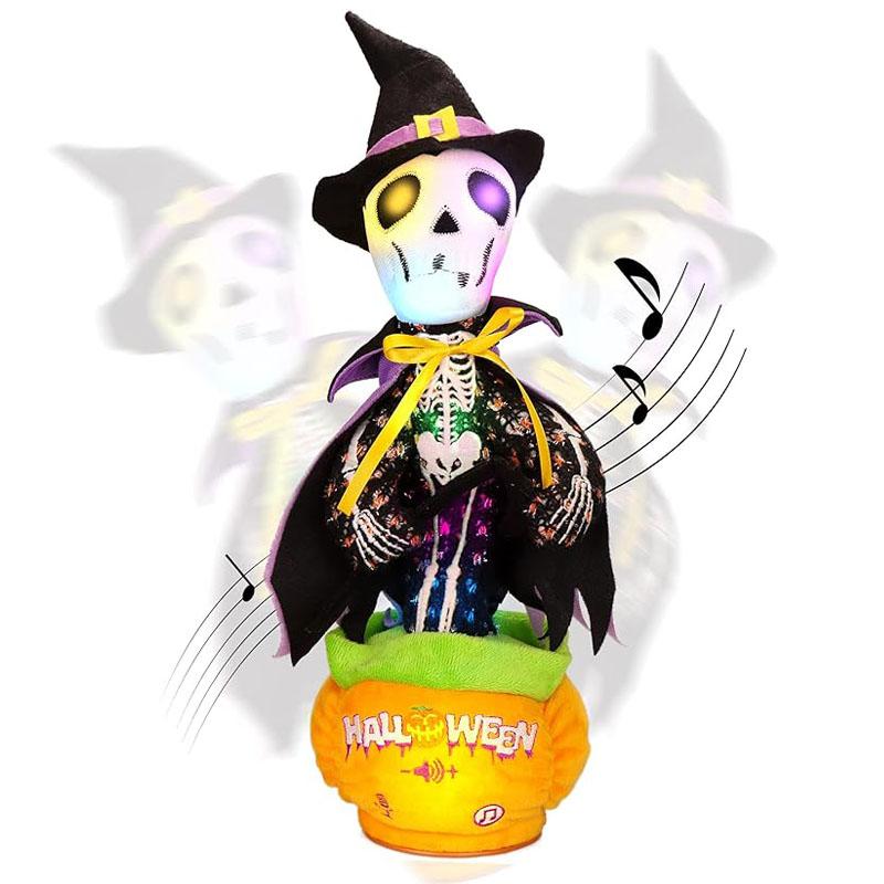 EMOIN Halloween Talking Dancing Cactus,Talking Singing Toy,Repeats & Recording interactive toy