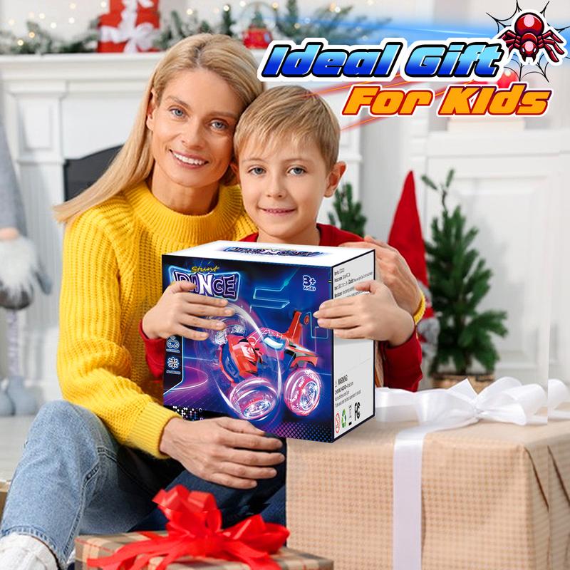 Remote Control Car,360° Rotating 2.4GHz Fast Stunt RC Cars with Wheel Lights Off Road RC Crawlers Toys for Boys 4-6 6-8 8-12 Birthday Christmas Gifts