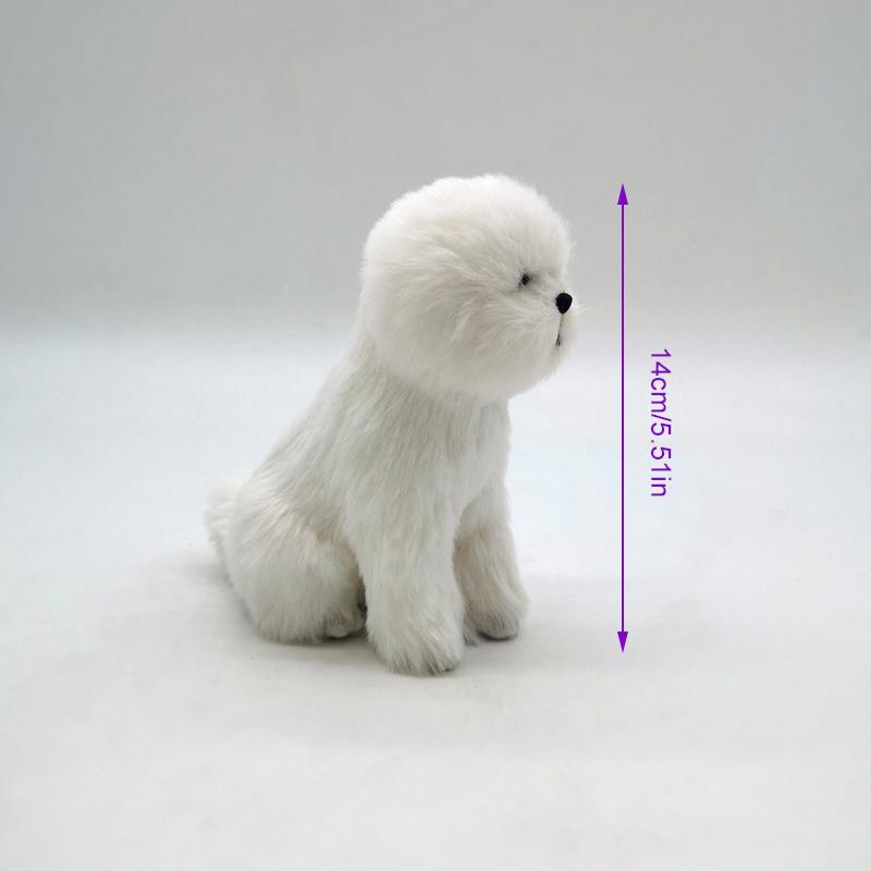 Cute Plush Dog Doll Simulation Dog Stuffed Animal Toys Super Realistic Dog Toy For Pet Lovers Luxury Home Decor