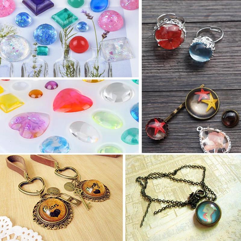 Silicone Pendant Mold, DIY Resin Casting Mold, DIY Jewelry Making Mold, DIY Pendant Bracelet Key Chain Necklaces Craft Accessories