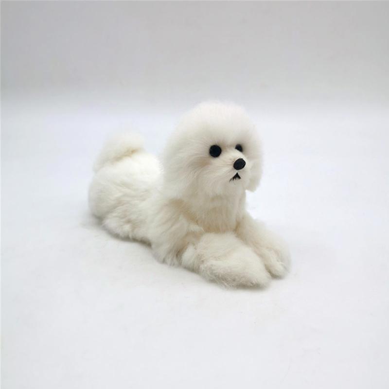 Cute Plush Dog Doll Simulation Dog Stuffed Animal Toys Super Realistic Dog Toy For Pet Lovers Luxury Home Decor