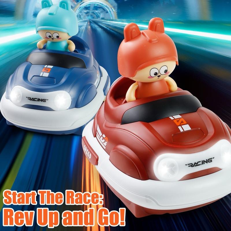 2-Pack RC Bumper Cars for Kids – Fun, Exciting, and Collision Bounce Action！