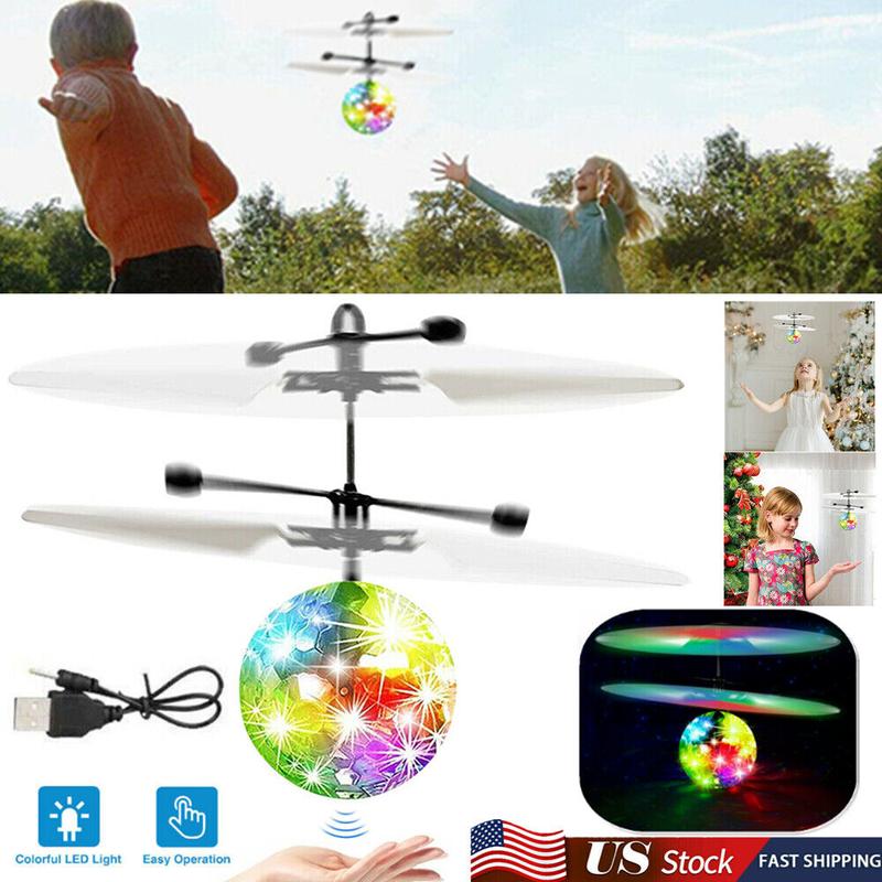 STONESTAR Toys for Boys Flying Ball LED 3 4 5 6 7 8 9 10 11 Year Old Kids Birthday Gifts