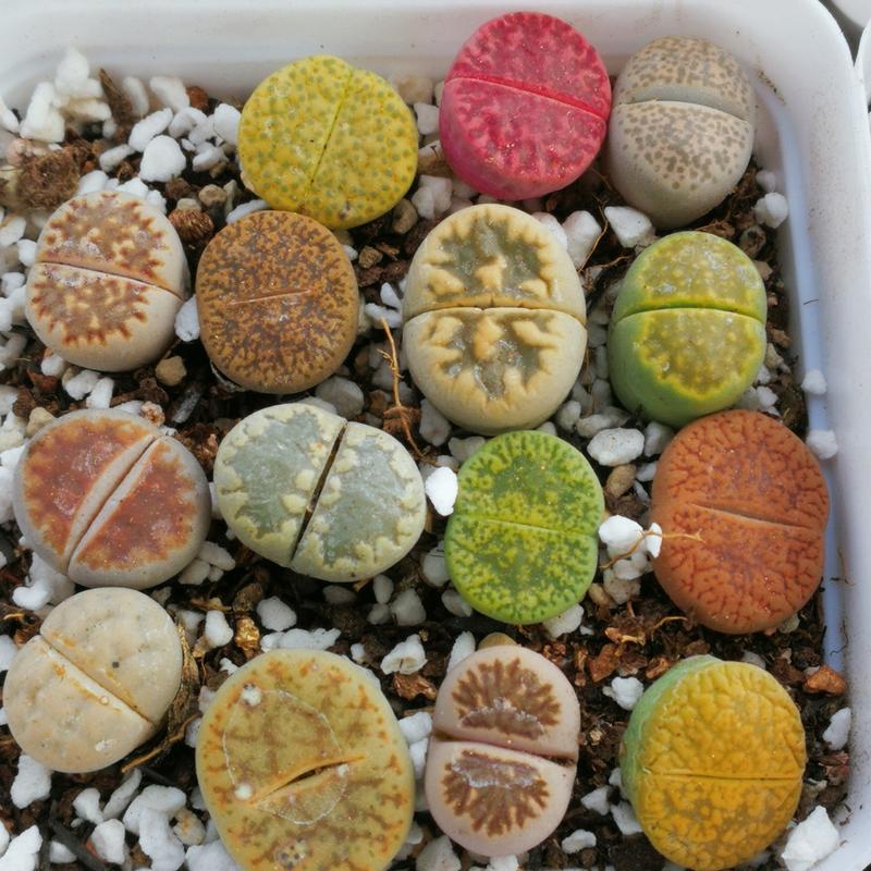 10 Lithops Living Stones (0.4-0.5