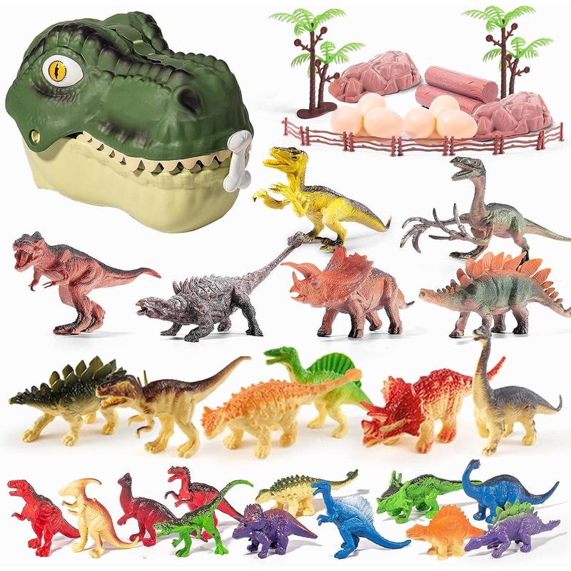 Halloween Thanksgiving Day Christmas Gifts for Boys Dinosaur Toys for Kids 3-5 Years, 45Pcs Realistic Dinosaur Toy, Educational Figures, Gift for Boys Girls