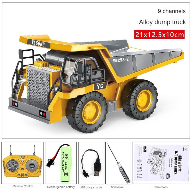 Remote control excavator,Alloy remote control vehicle dump truck,Remote control loading vehicle,Earth-moving vehicle for civil excavation,Simulation alloy engineering vehicle,r34 diecast,rc drift hellcat,rc trucks with trailers