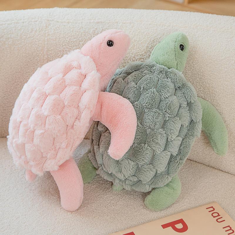 Cute Turtle Design Plush Toy, Soft & Comfy Stuffed Toy, Ideal Birthday Gift, Unique Gift, Creative Gift for Sea Animal Lovers