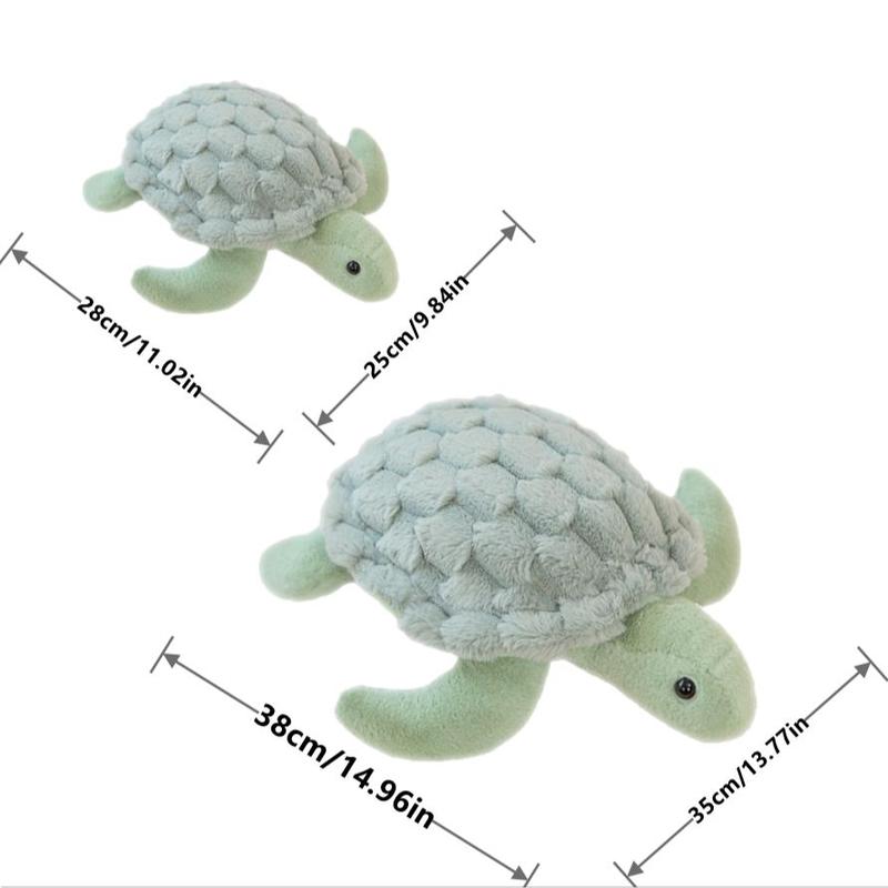 Cute Turtle Design Plush Toy, Soft & Comfy Stuffed Toy, Ideal Birthday Gift, Unique Gift, Creative Gift for Sea Animal Lovers