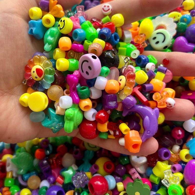 Kidcore Friendship Bracelet Bead mix Bead Soup for Jewelry making