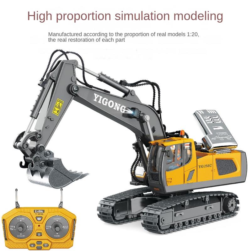 Remote control excavator,Alloy remote control vehicle dump truck,Remote control loading vehicle,Earth-moving vehicle for civil excavation,Simulation alloy engineering vehicle,r34 diecast,rc drift hellcat,rc trucks with trailers