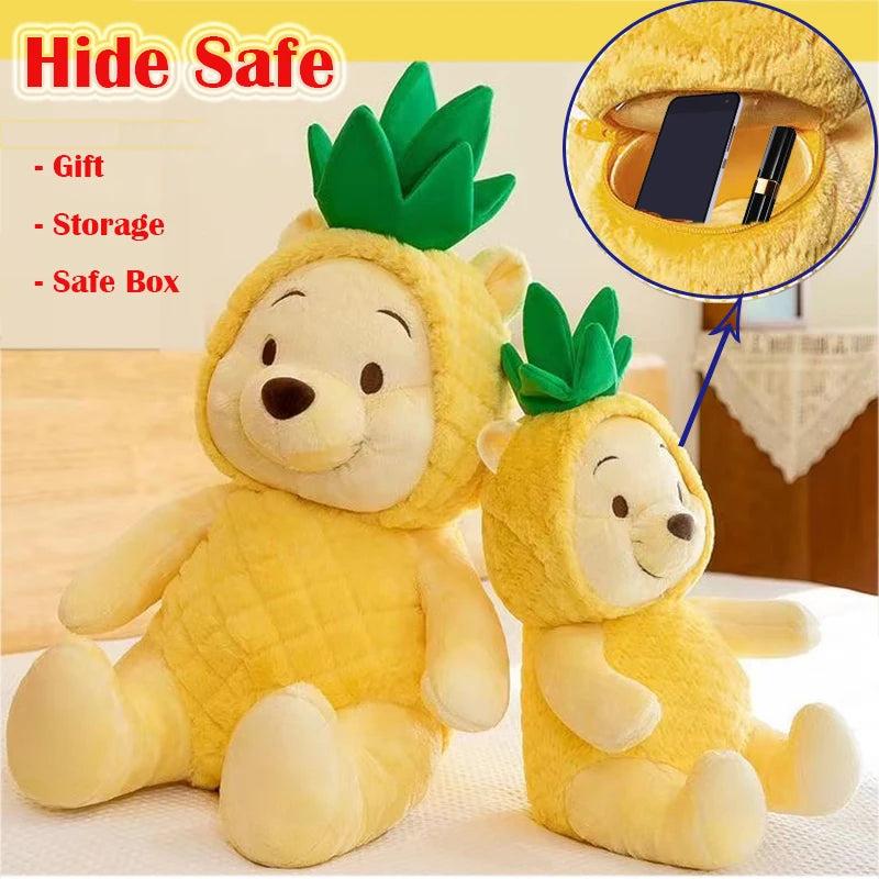 Plush Teddy Bear Hidden Stash Safe