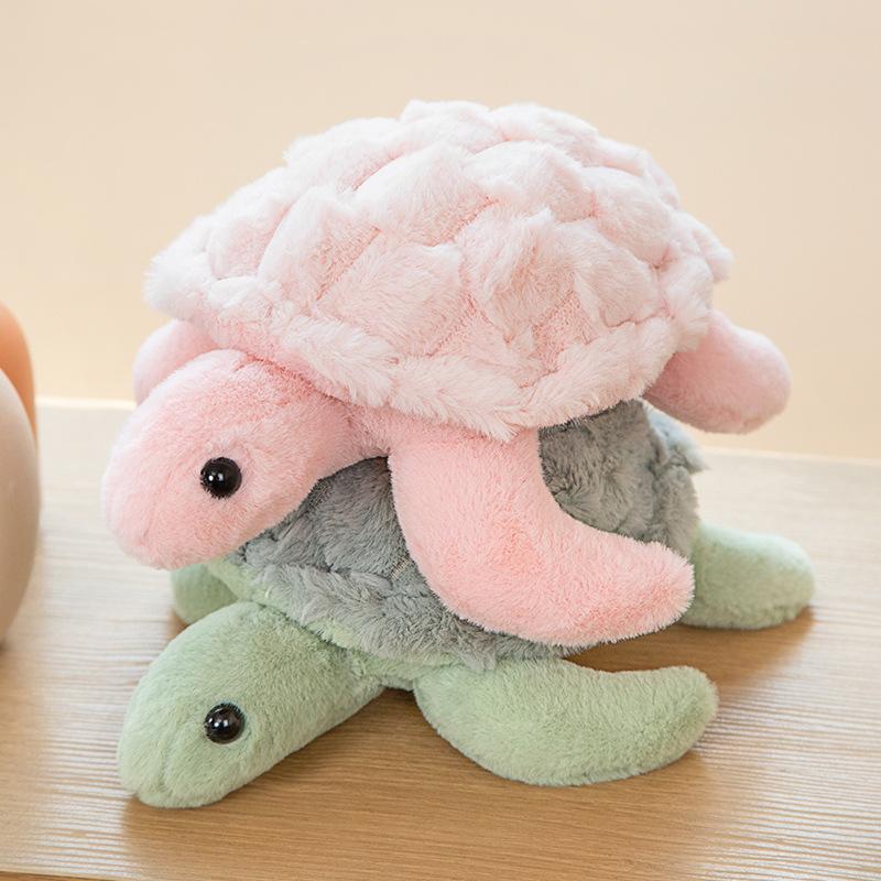 Cute Turtle Design Plush Toy, Soft & Comfy Stuffed Toy, Ideal Birthday Gift, Unique Gift, Creative Gift for Sea Animal Lovers