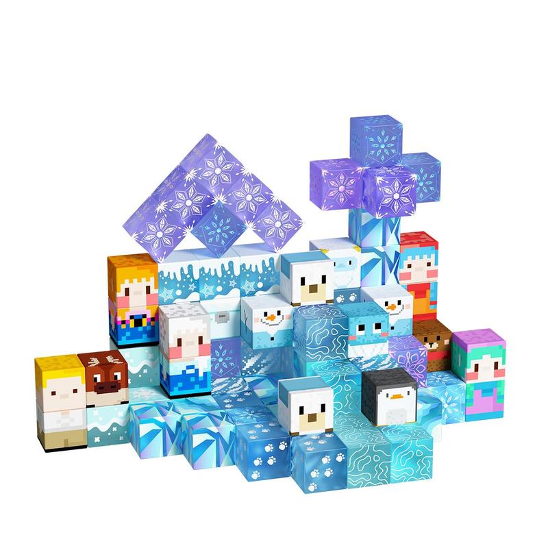 GobiDex Game-based Frozen Magnetic Building Toys in Gift Package 48 100 PCS