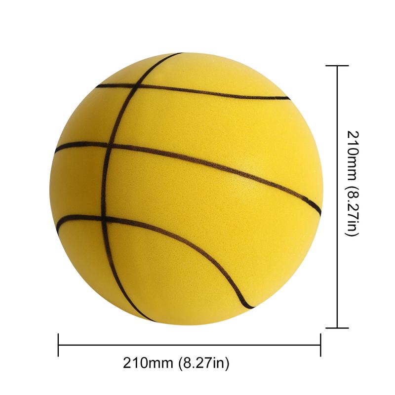 Kids Bouncing Mute Silent Basketball Squeezable Mute Bouncing Basketball Indoor Silent Ball Foam Basketball Bounce Football