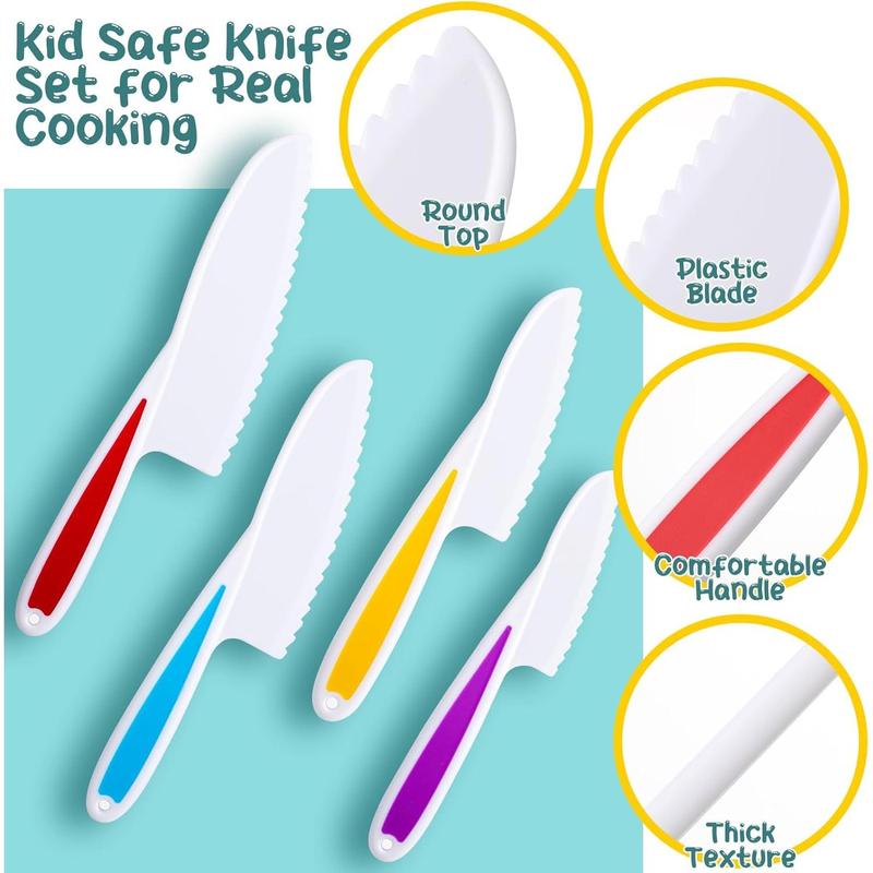 20 Pieces Kids Kitchen Utensils Set for Real Cooking, Kids Kitchen Tools Children Cutting Board and Cookware Set, Toys Gift for Boys Girls