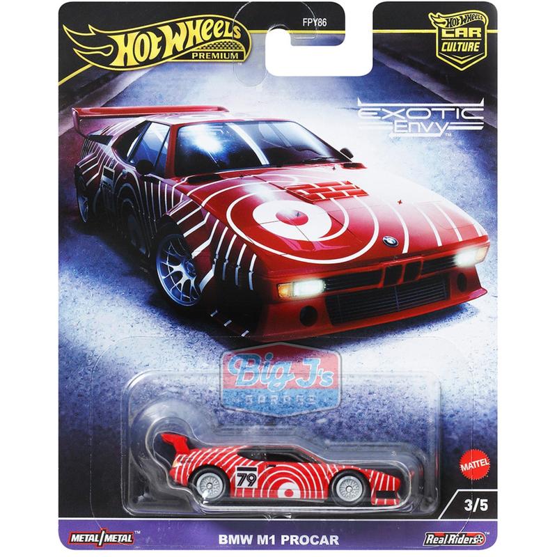 Exotic Envy 2024 Hot Wheels Car Culture Premium 5-Car Assortment