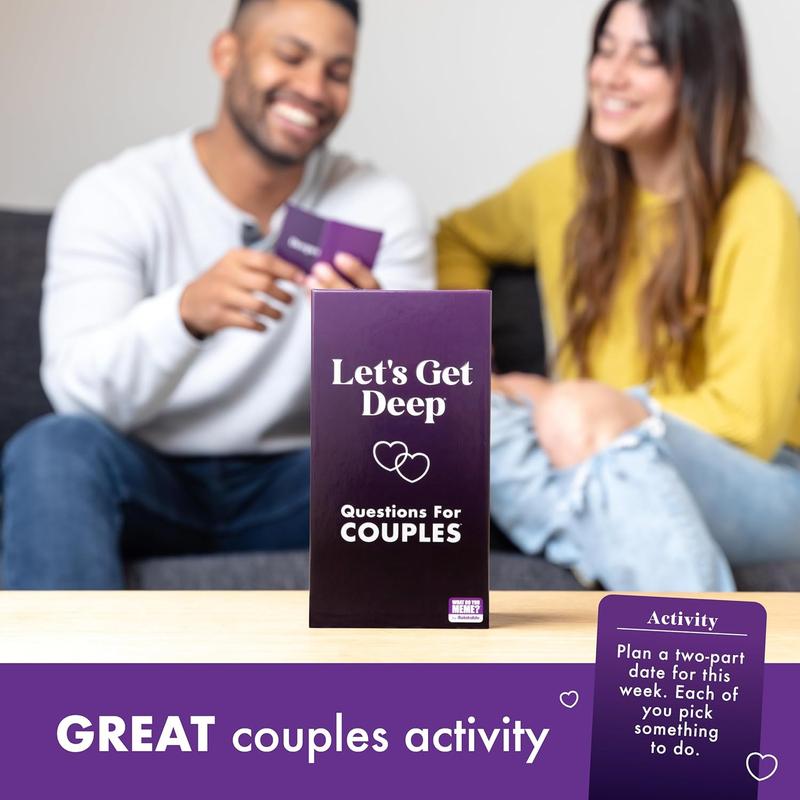 Lets get deep questions for couples  lnitmate Date Night card game