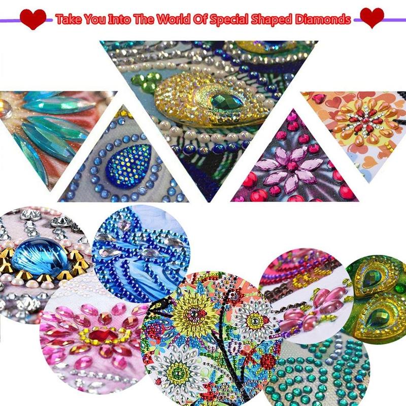 Bee Pattern DIY Diamond Art Painting Kit without Frame, DIY 5D Diamond Arts Painting Kit, Wall Art Decor for Home Living Room Bedroom