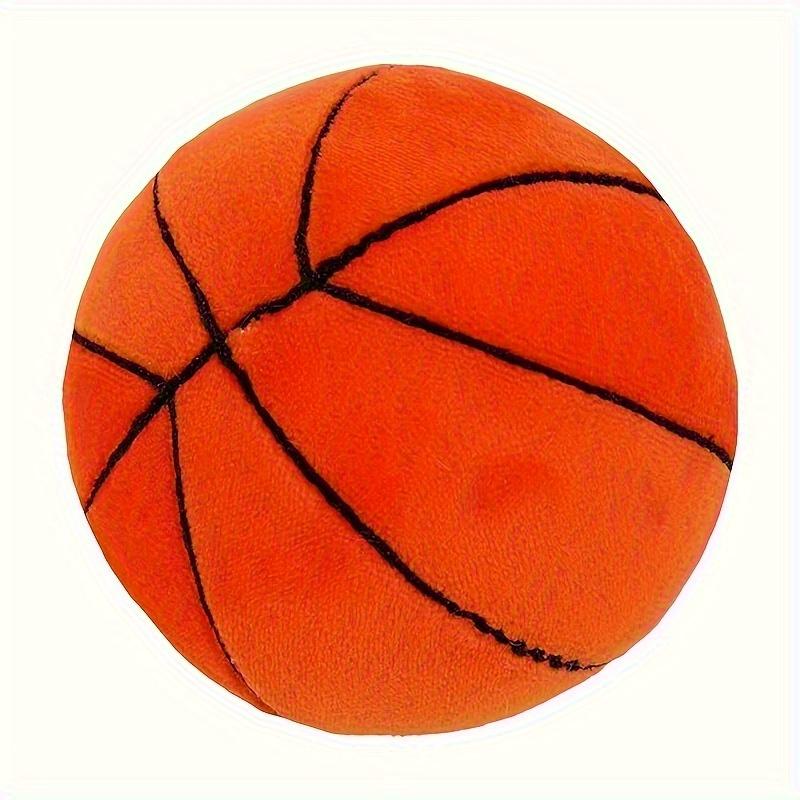 Soft Plush Simulation Basketball Plush Pillow - Polyester Fiber Stuffed Toy Ball for Boys Who Love Sports, Features Sports Theme and Realistic Design - Great for Basketball Fans and Sports Enthusiasts