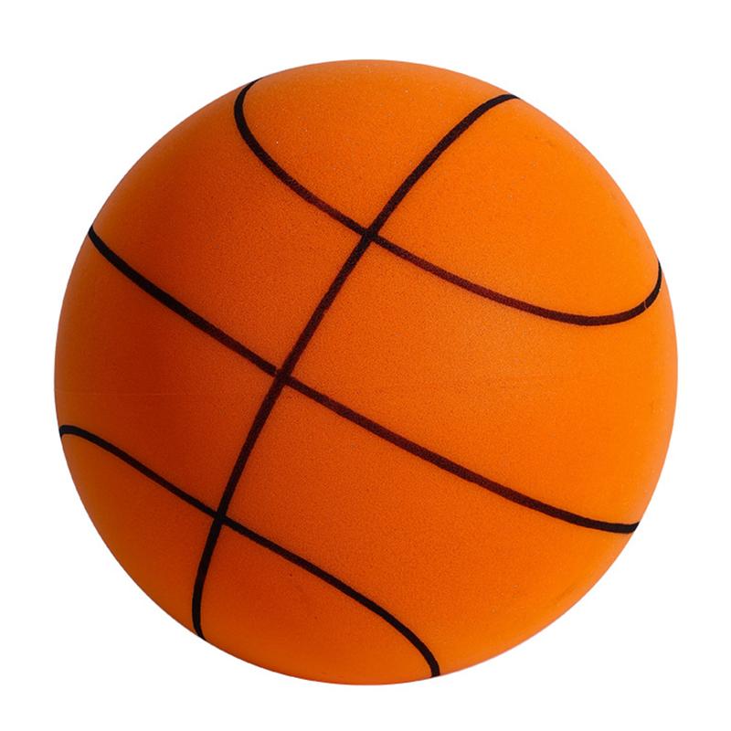 Kids Bouncing Mute Silent Basketball Squeezable Mute Bouncing Basketball Indoor Silent Ball Foam Basketball Bounce Football