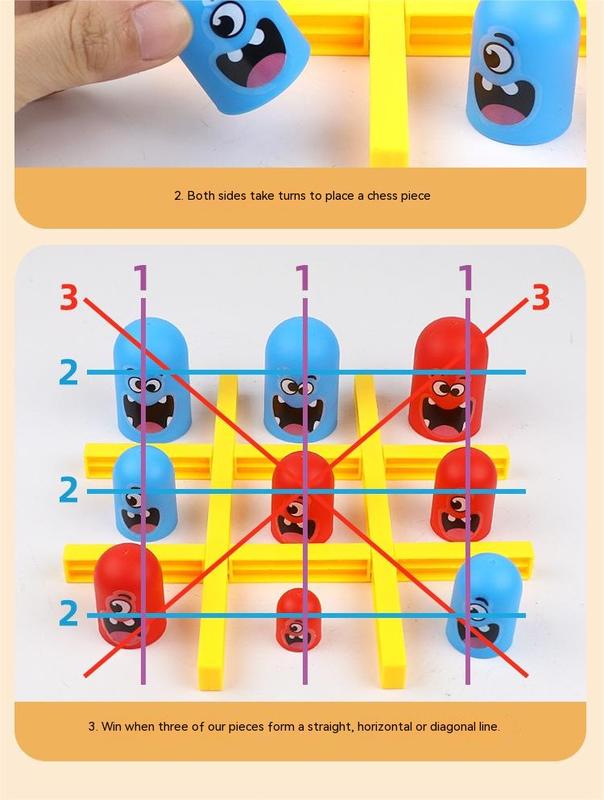 Gobblet Gobblers board game Tic Tac Toe ToyCoffee Table Decor, Brain Teaser Puzzles for Adults, Unique Gifts  Classic Board Games for Adults and Family Entertainment