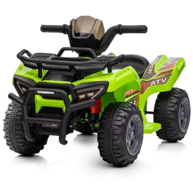 Hikiddo Kids ATV 4 Wheeler, 6V Ride-On Toy for Toddlers boys & girls with Music, Forward & Reverse