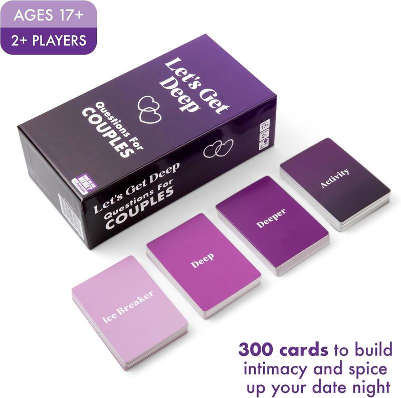 Lets get deep questions for couples  lnitmate Date Night card game