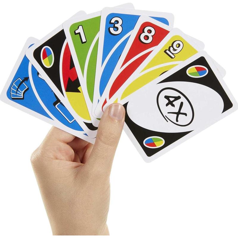 UNO Attack Card Game for Family Night with Card Launcher Featuring Lights & Sounds, Plus Mega Hit Rule ( Exclusive)