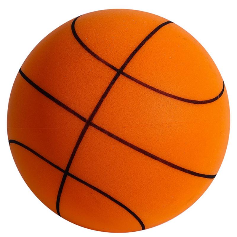 Kids Bouncing Mute Silent Basketball Squeezable Mute Bouncing Basketball Indoor Silent Ball Foam Basketball Bounce Football