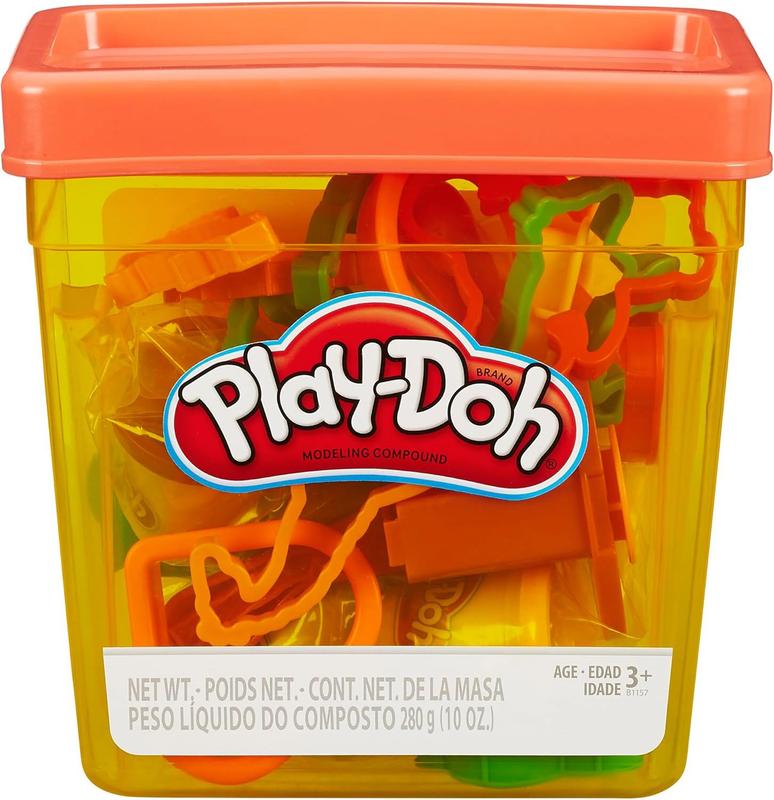 Play-Doh Fun Tub Set, 19 Accessories & Reusable Storage Container, Preschool Toys, Kids Arts & Crafts, Ages 3+ ( Exclusive)