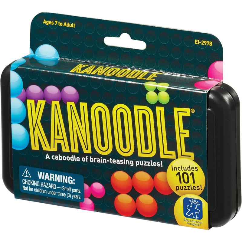 Kanoodle 3D Brain Teaser Puzzle for Ages 7+ Brain Games for Kids and Adults, Travel Games, Stocking Stuffers for Kids, Teens and Adults Waite