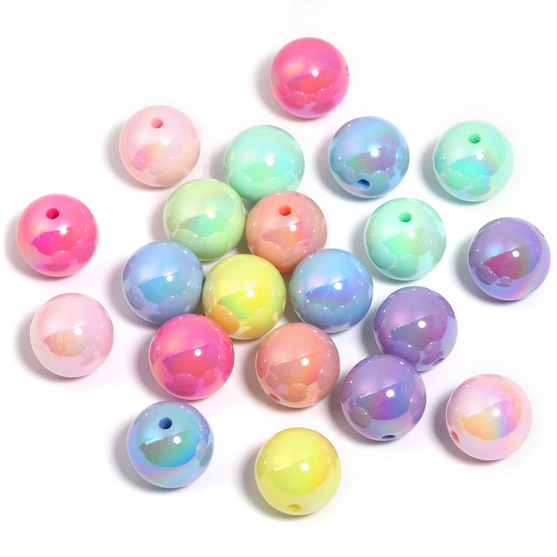 Mix color Miracle AB Style acrylic chunky Bubblegum Beads