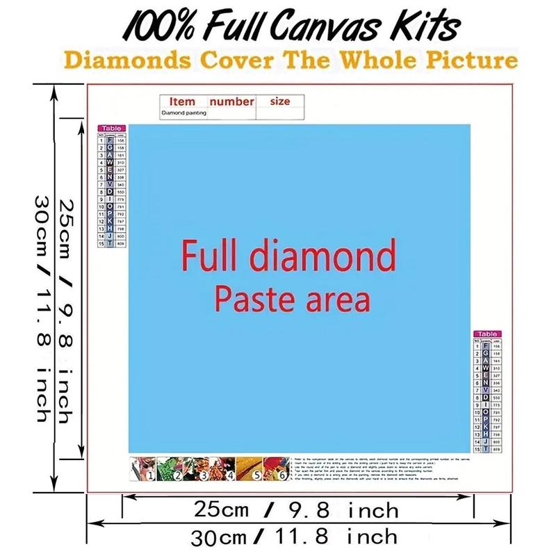 Fashion Teenager Pattern DIY Diamond Arts Colorful Painting Kit without Frame, Multicolor DIY 5D Diamond Arts Painting, Wall Art Decor for Home