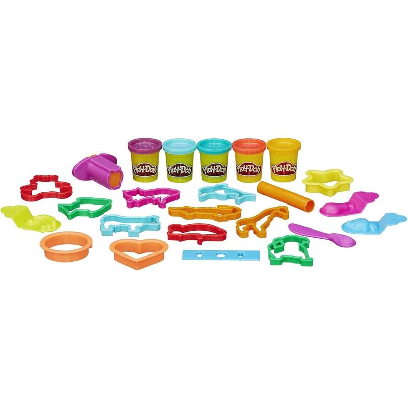 Play-Doh Fun Tub Set, 19 Accessories & Reusable Storage Container, Preschool Toys, Kids Arts & Crafts, Ages 3+ ( Exclusive)