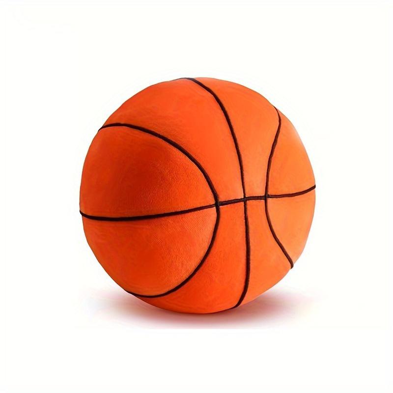 Soft Plush Simulation Basketball Plush Pillow - Polyester Fiber Stuffed Toy Ball for Boys Who Love Sports, Features Sports Theme and Realistic Design - Great for Basketball Fans and Sports Enthusiasts