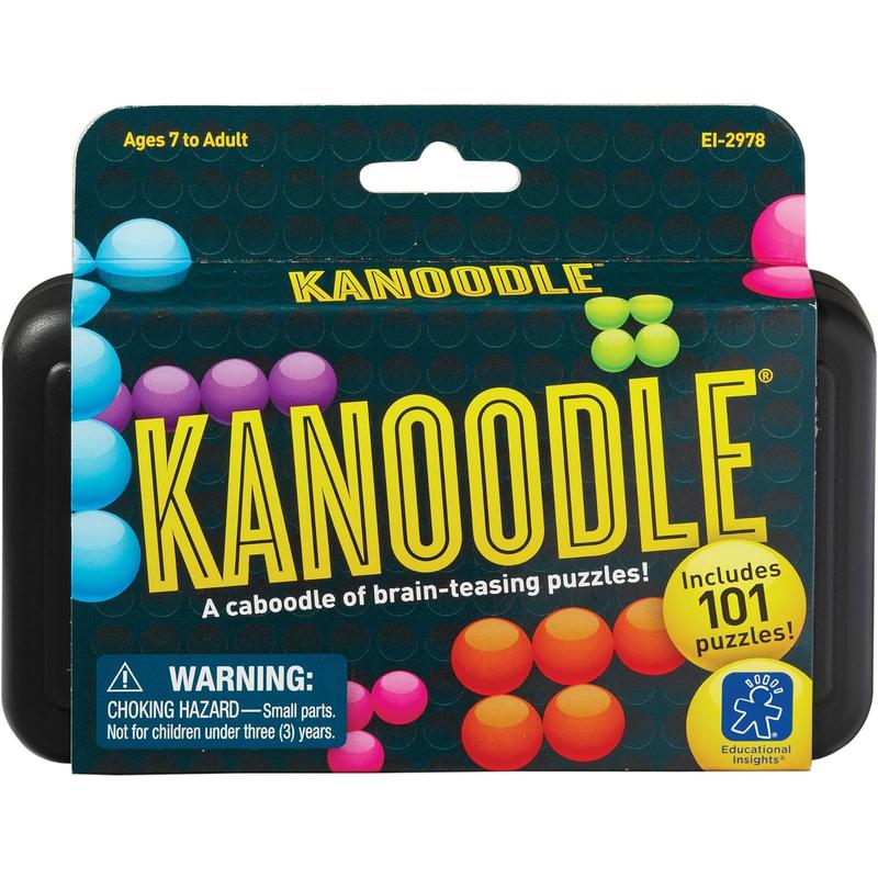 Kanoodle 3D Brain Teaser Puzzle for Ages 7+ Brain Games for Kids and Adults, Travel Games, Stocking Stuffers for Kids, Teens and Adults Waite