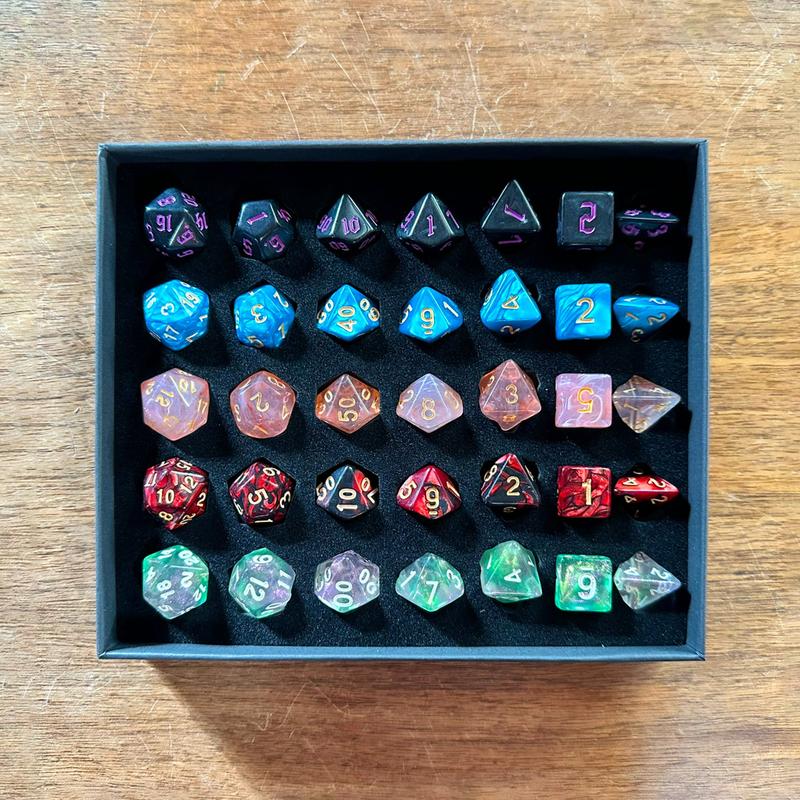 5-Set Multipack Gift Set (35 Dice Total)