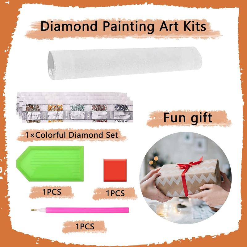 Fashion Teenager Pattern DIY Diamond Arts Colorful Painting Kit without Frame, Multicolor DIY 5D Diamond Arts Painting, Wall Art Decor for Home