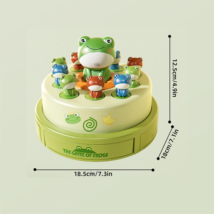 Frog Bounce and Catch Game Toys,Popping Board Games for Kids Age 4-6,Frog Pop Up Game, Catching Music Games for Kids 4-8 8-12,Family Game Toy for 5-7 Boys Girls, Birthday Gifts for Toddlers 3-5