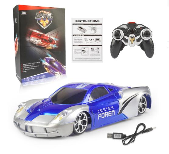 TheNorthStar Remote Control Car Wall and Floor Climbing Racing Car，360 Rotation Cars Toys Electric Remote Control Car