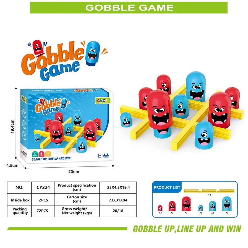 Gobblet Gobblers board game Tic Tac Toe ToyCoffee Table Decor, Brain Teaser Puzzles for Adults, Unique Gifts  Classic Board Games for Adults and Family Entertainment